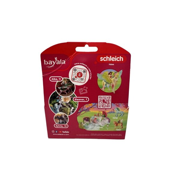 NEW SCHLEICH 70566 Fairy Surah with Glitter Pegasus Bayala Toy Figurine - Picture 5 of 6